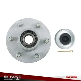 Ie1700946es Shzaitor For 6000lb Axle With Bearing Kit 6 On 5.5ft Galvanized Trailer Hub #42 Spindle