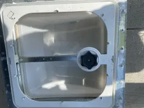 Rv52726 Siliconehosehome 14 Inch Rv Trailer Crank Open Roof Vent White Lid Pillow Insulator #2