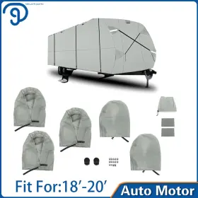 2308685 Silscvtt Non-woven Fabric 18ft-33ft Travel Trailer Rv Cover Waterproof Anti-uv For Camper