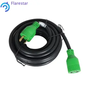 Fs1382050sr Silscvtt 30 Amp Generator Extension Cord Nema L5-30p / L5-30r 3 Prong 25 Ft