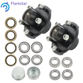 Fs2170750sr Silscvtt 5 On 4.5ft Trailer Hub Kit With Bearing For 2000 Lbs. 1ft Or 1.0625ft Spindle