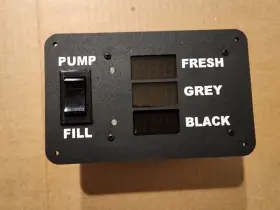 Spx-300 Silverleaf 3 Tank Monitor Display Fresh Gray Black