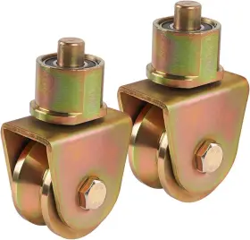 Usskl24114-2 Skelang Sliding Gate Wheels 2.5 Inch V Groove Caster With 360 Degree Bronze