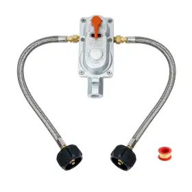 Sk-fh0218-sr Skyflame 2-stage Auto Changeover Rv Propane Regulator Dual Tank Conn