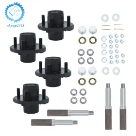 Su1018741ku Skyup2018 4 Sets On Inch Trailer Hub Kit 1 Round Bt8 Spindle With Bearing Su1018741ku Skyup2018 4 Sets On Inch Trailer Hub Kit 1 Round Bt8 Spindle With Bearing