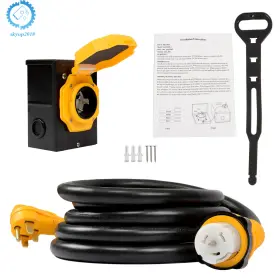 Su1147588ku Skyup2018 50 Amp Generator Cord And Power Inlet Box Kit 15ft Extension