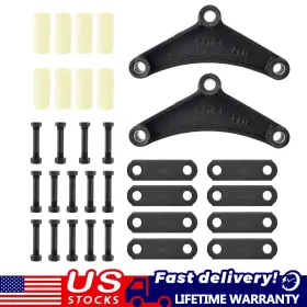 11033238ya Sparkwhiz Tandem Trailer Axle Shackle Kit Heavy Duty For Double Eye Spring Us