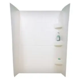 Sw2432w Specialty Recreation White Plastic Shower Wall 32 Inch L X 24 W Sw2432w Specialty Recreation White Plastic Shower Wall 32 Inch L X 24 W