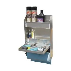91089220 Speedway Motors Aluminum Door Shelves Cabinet Organizer For Garage Shop Enclosed Trailer #2