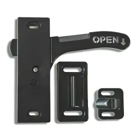 1171-y50 Spep Rv Screen Door Latch Kit For Right Hand Swing Black
