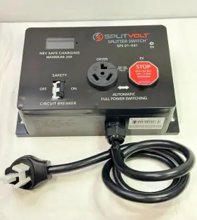 01-031-30a-01 Splitvolt 24 Amp Splitter Switch-automatic Power Switching Between Dryer And Ev 01-031-30a-01 Splitvolt 24 Amp Splitter Switch-automatic Power Switching Between Dryer And Ev