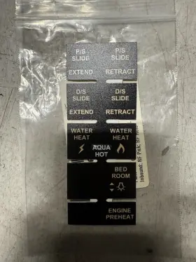 Assp3bdbq Spyder Controls 5040561 - Sw Panel Part 2015 Bus Galley Display Without Ut Hall Lights