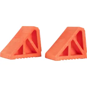 75-car2022 Stalwart 2pack Wheel Chocks Parking Block Set For Rv Trailer Trucks Cars 3 Ton Capacity