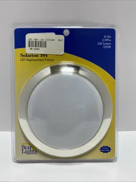 Son104 Star Lights Starlights Inc. Solarion 104 Brush Nickel Surface Mount Round Led Light Fixture Son104 Star Lights Starlights Inc. Solarion 104 Brush Nickel Surface Mount Round Led Light Fixture