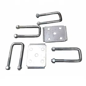 1000306 Stevens Lake Parts Trailer Leaf Spring Axle 9/16 Inch U-bolt Kit - 2 Square Head 4-1/8 W X 6-1/4 H