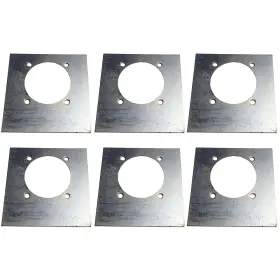 940224 Stevens Lake Parts 6-pack Heavy-duty Recessed Mounting Backplate 5-5/8 Inch X 5-1/4 For D-ring Anchors