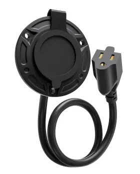 Stio-49 Stio 730851413024 Rv Shore Power Inlet Charger Plug 15a Ac Port 125v Socket