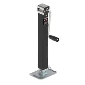 Storking 763387561709 8000lbs Square Trailer Jack 15 Inch Lift Heavy Duty With Adjustable Drop Leg