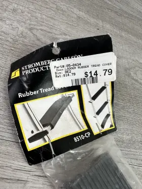 8510-cp Stromberg Carlson Ladder Rubber Tread Cover New In Package #3 8510-cp Stromberg Carlson Ladder Rubber Tread Cover New In Package #3