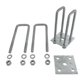 27161 Sturdy Built Boat Trailer Axle Galvanized U Bolt Kit Extra Long For 2x3 1/2 X 2 7 1/4