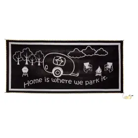 Lrvh8181 Stylish Camping 18ftw X 8ftl Black/white Polypropylene Rv Home Design Patio Mat W Led Light Lrvh8181 Stylish Camping 18ftw X 8ftl Black/white Polypropylene Rv Home Design Patio Mat W Led Light