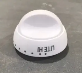 140237 Suburban Oven Thermostat Knob White Hard To Find