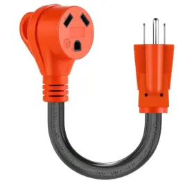 Rva1501 Superior Electric 30 Amp To 110 Volt Rv Adapter Cord 12inch 5-15p Male Tt-30r Female Power Rva1501 Superior Electric 30 Amp To 110 Volt Rv Adapter Cord 12inch 5-15p Male Tt-30r Female Power
