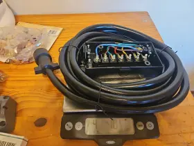 Rva1565 Superior Electric 7-way Trailer Rv Truck Cord And Plug With 7-pole Wiring Junction Box- 6ft