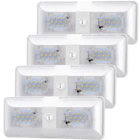 Mj65-rd68 Susicit Bluefire 4 Pack Upgraded Super Bright Dc 12v Led Rv Ceiling Double Dome Light Mj65-rd68 Susicit Bluefire 4 Pack Upgraded Super Bright Dc 12v Led Rv Ceiling Double Dome Light