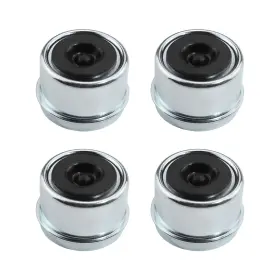 Suvnie-1222th Suvnie 4 Pcs Trailer Hub Bearing Dust Caps 1.98ftft Grease With Ru