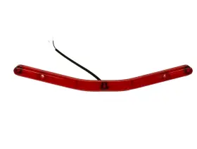 S52-rr00-1 Tecniq Submersible Red Led Id Light Bar Boat Trailer V-bend Crossmember New
