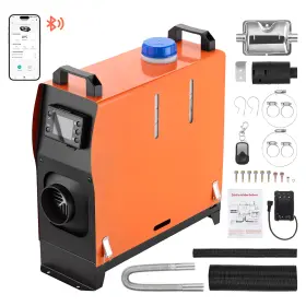 Tembor 197988973119 Diesel Air Heater All-in-one 12v/24v 8kw Bluetooth App Lcd For Car Rv Indoors