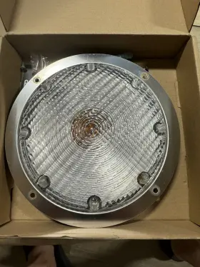 El-915-c-i The Leverage Source 12v Exterior Oval Clear Lens Porch Light With Switch Utility Rv Camper White El-915-c-i The Leverage Source 12v Exterior Oval Clear Lens Porch Light With Switch Utility Rv Camper White