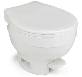 31833 Thetford Aqua-magic Vi Low Profile Rv Toilet With Pedal Flush - White 31833 Thetford Aqua-magic Vi Low Profile Rv Toilet With Pedal Flush - White