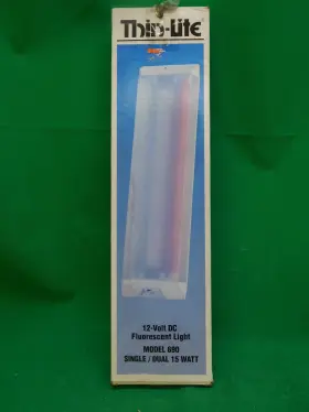 Thin-lite 727838006904 - M# 690 12 Vdc Single/dual 15w Tube Flrsnt Fxtr Free Shipping