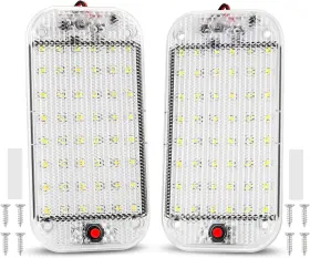 188159 Thlevel Led Dome Light Rv Interior Lighting 12v-85v 800 Lumens 2 Pcs Transparent 188159 Thlevel Led Dome Light Rv Interior Lighting 12v-85v 800 Lumens 2 Pcs Transparent