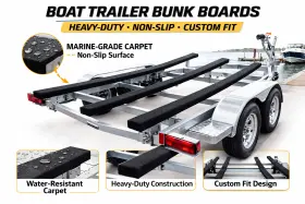 W246 Tidal Textures 2 2x4x6 Boat Trailer Carpeted Bunk Boards Marine Replacement W246 Tidal Textures 2 2x4x6 Boat Trailer Carpeted Bunk Boards Marine Replacement