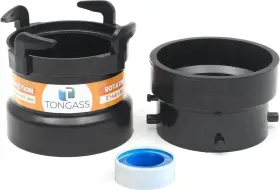 Adapter1  Tongass 1new Combo Pack Rv Sewer Hose Fitting Adapter To Pvc 3 Inch Hub X Bayonet Hook