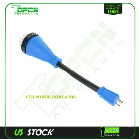 Ta10927at396ps Topcn-autoparts 15 Amp Male To 50 Female Rv Adapter Twist Lock Electrical Power Cord