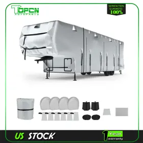 Ta18258at182ps Topcn-autoparts 26ft-41ft Ft Oxford Cloth 5th Wheel Rv And Trailer Covers All-weather Wind Proof Ta18258at182ps Topcn-autoparts 26ft-41ft Ft Oxford Cloth 5th Wheel Rv And Trailer Covers All-weather Wind Proof