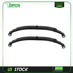 Top845361001 Topcn-autoparts 2x Utility Trailer Leaf Spring 3 25.2 Inch Length Double Eye 500 Lbs Capacity