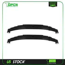 Top845363001 Topcn-autoparts 2pcs Utility Trailer Leaf Spring 5 25 Inch Length Double Eye 6 000 Lbs Capacity