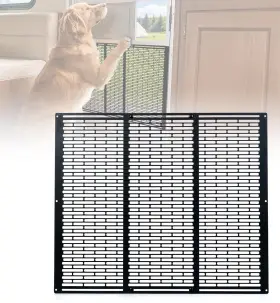 Toplamper Kbrv-ds-2p-bk Rv Screen Door Protector Heavyduty Petresistant Screwmount