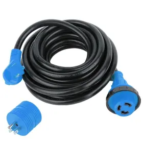 To10968at377p Topower 25ft Foot 30a Amp Rv Extension Cord Trailer Motorhome Camper Power Supply Cable To10968at377p Topower 25ft Foot 30a Amp Rv Extension Cord Trailer Motorhome Camper Power Supply Cable