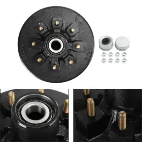 6.5-pre-greased Topteng N002-b011 Grease Trailer Hub And Drum Assembly For 5.2-7k Axles-12-8 On T7 6.5-pre-greased Topteng N002-b011 Grease Trailer Hub And Drum Assembly For 5.2-7k Axles-12-8 On T7
