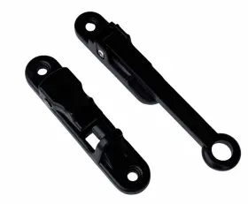 Tf-546 Trailerfix 4 Inch Aluminum Black Door Holdback Catch Spring Loaded Cargo Trailer Rv Camper