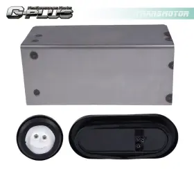 Trans0409-161 Transmotor2013 Fit For Trailer Truck Led Steel 6 Inch Tail Light Guard Box With Marker Kit Usa #3