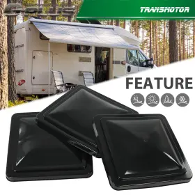 Trans0721-856 Transmotor2013 New 14 Inch X Replacement Roof Vent Cover Camper Rv Trailer Ventline 3pcs