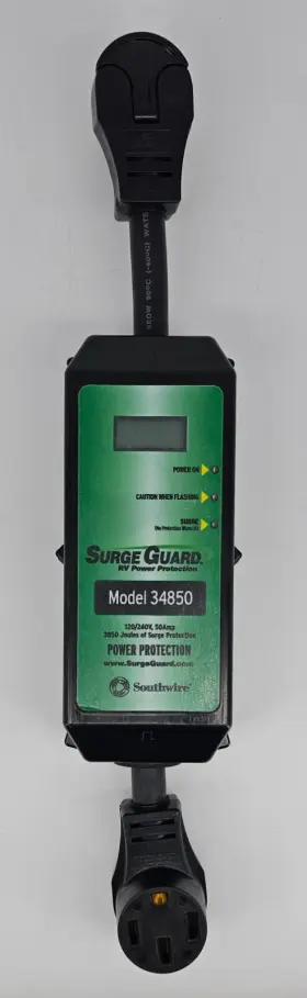 561-00971b Trc Surge Guard Model 34850 Protector 50 Amp 120/240v Rv Power Protection