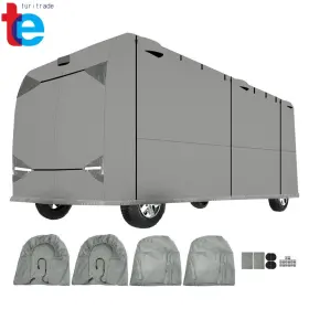 Tr54344 Turitrade 33ft-37ft Rv Cover Storage Anti-uv Fit For Class A Motorhome Trailer Camper